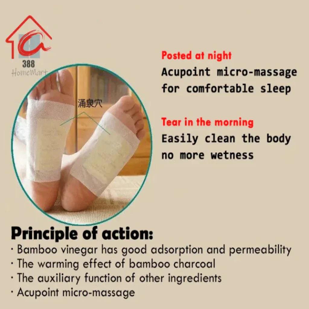Ginger 100% Herbal & Gentle Ingredient Detox Foot Pads
