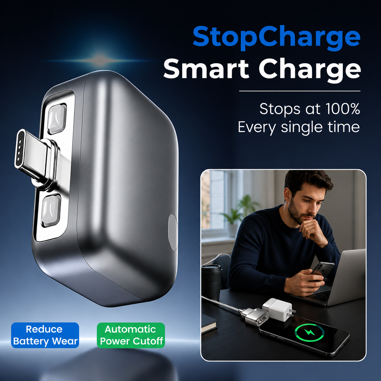 Smart AutoPop AI Charger