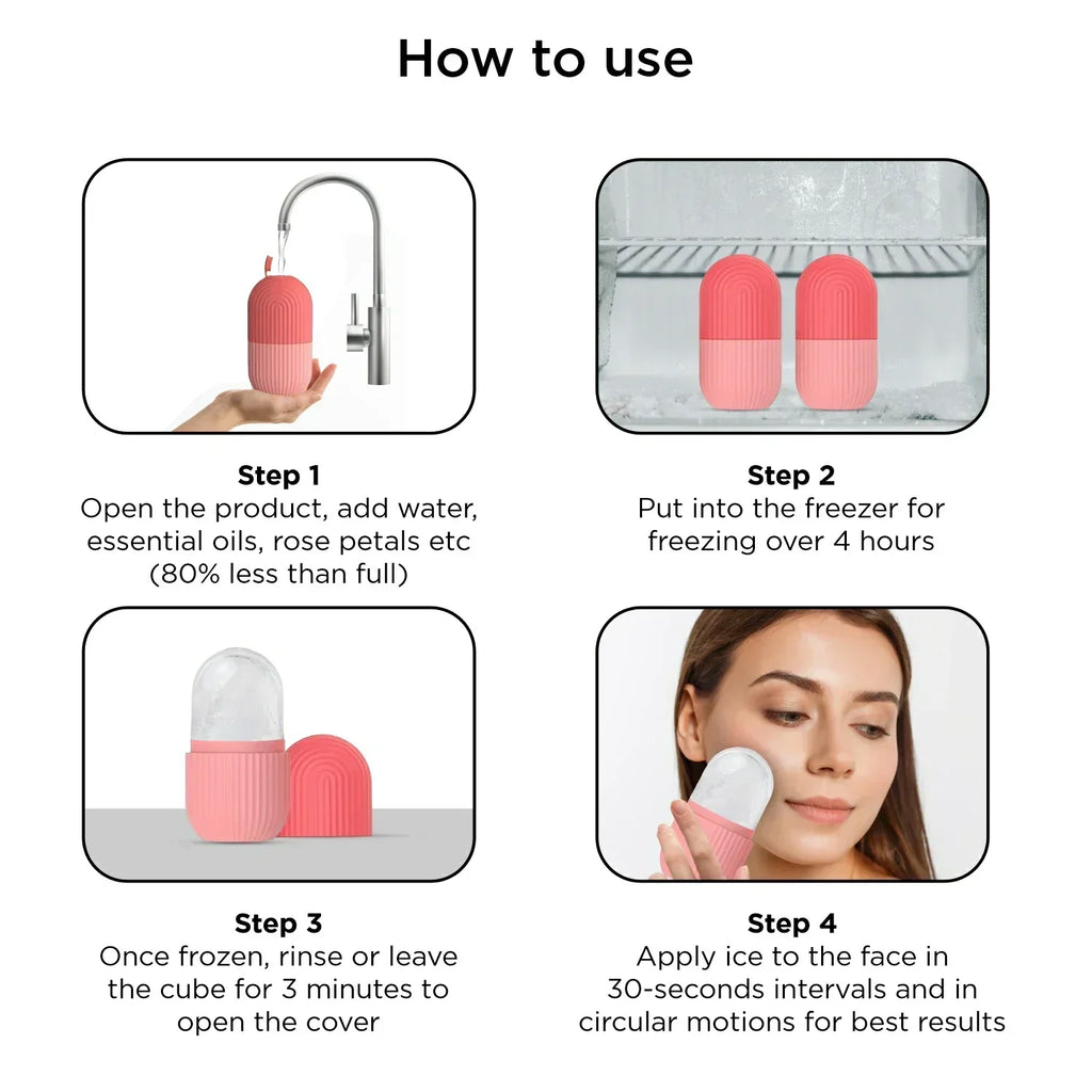 Silicon Face Ice Roller