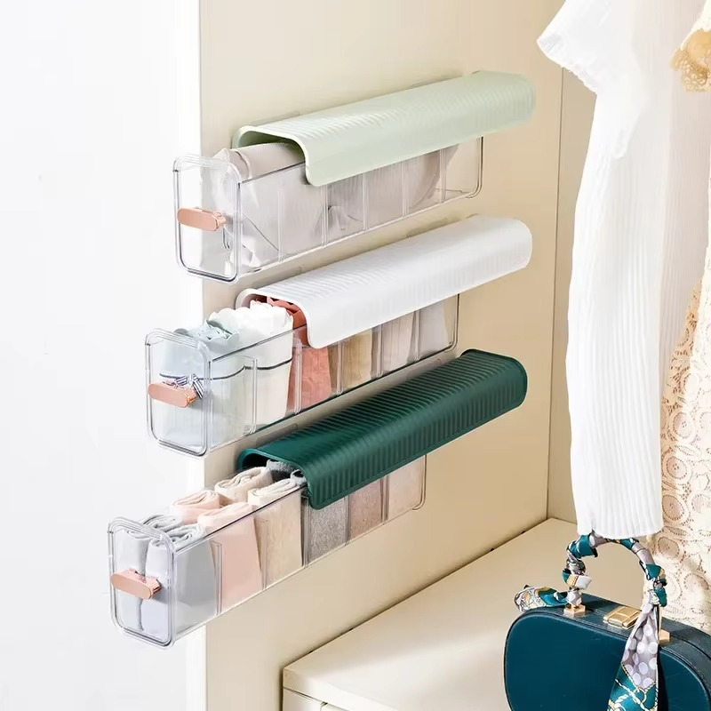 Modern Non-Marking Wall-Mounted Plastic Storage Box